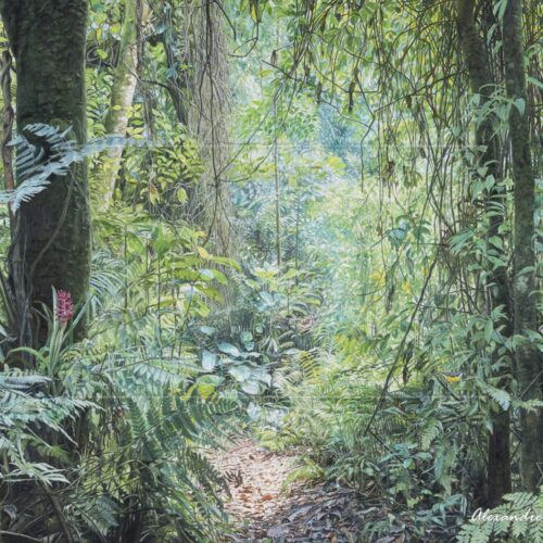 Ares da Cantareira  III -  2015 - óleo sobre tela - 143 x 205 cm - SOLD