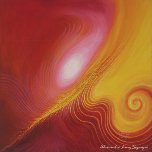 Abstrato - fogo - fine art