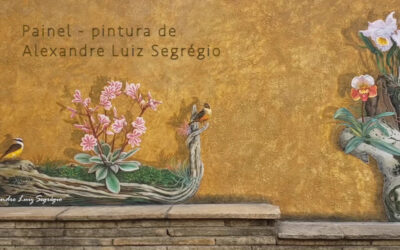 Painel artístico, pintado pelo artista visual Alexandre Luiz Segrégio!