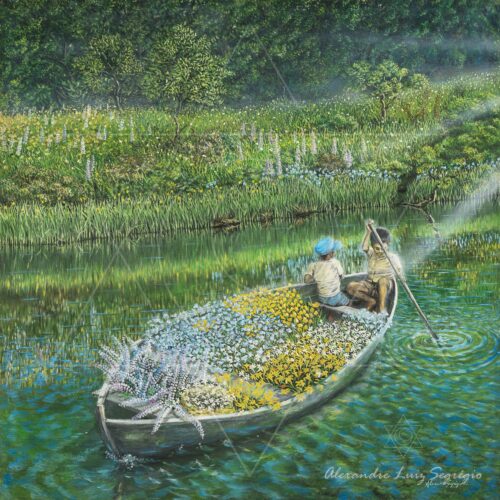 Colheita - arte animada