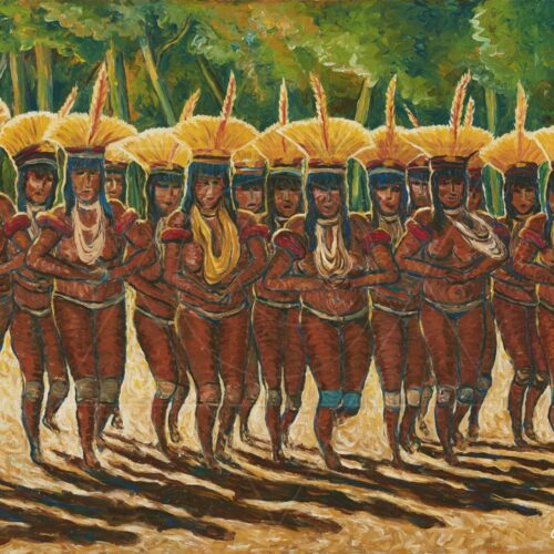 Cerimônia Yamurikumã - Xingu - fine art