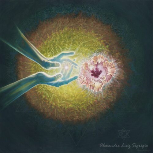 Encantos da Natureza Divina - 2012 - óleo sobre tela - 122 x 120 cm