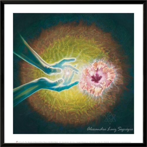 Encantos da Natureza Divina - pôster emoldurado