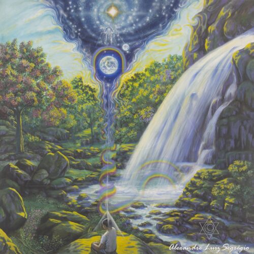 Encontro - 1998 - óleo sobre tela - 80 x 80 cm