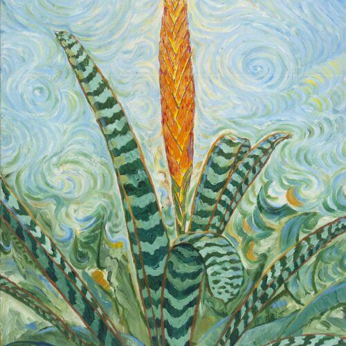 Espada de Fogo - 2003 - acrílico sobre tela - 60 x 80 cm