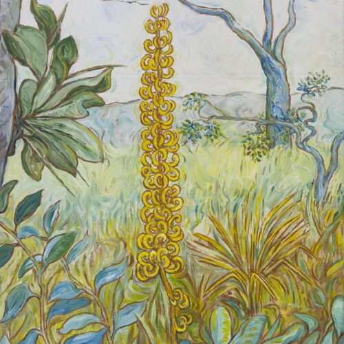 Flor do Cerrado - 2003 - acrílica sobre tela - 60 x 80 cm