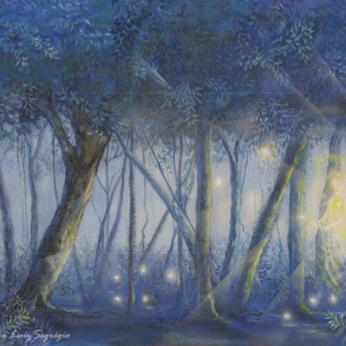 Floresta Azul - 1994 - óleo sobre tela - 70 x 60 cm