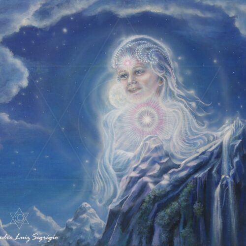 Fonte no alto das cordilheiras - 1994 - óleo sobre tela - 50 x 40 cm