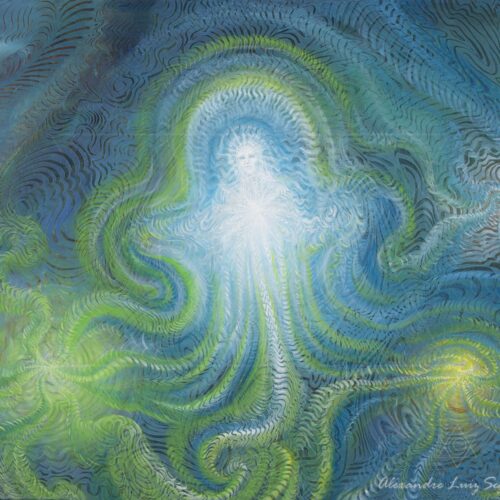 Luz Divina - 1994 - óleo sobre tela - 60 x 50 cm