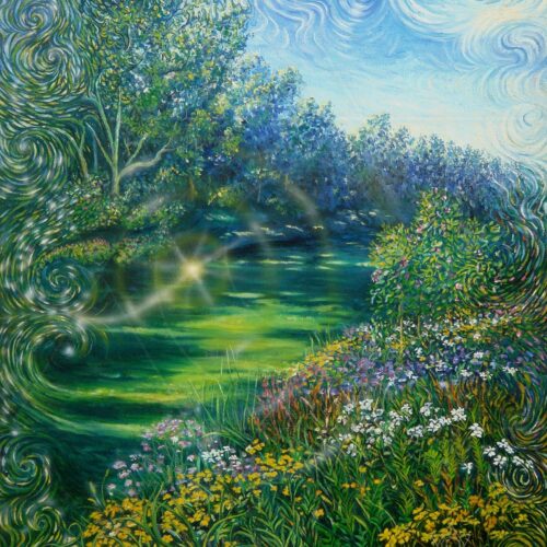 Luz da Natureza - 1994 - óleo sobre tela - 50 x 60 cm