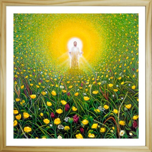 Luz na Terra  - pôster emoldurado