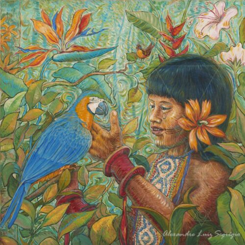 Menina Karajá - fine art