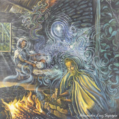 O Curador - 1995 - óleo sobre tela - 80 x 80 cm