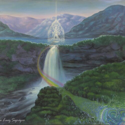 Transcendência - 1997 - óleo sobre tela - 100 x 70 cm