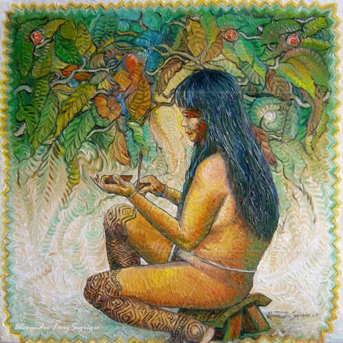 Arte Corporal - 2004 - óleo sobre tela - 50 x 50 cm