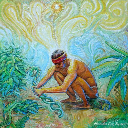 Preparativos - 2004 - óleo sobre tela - 50 x 50 cm